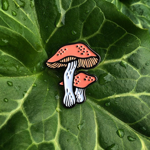 Mushroom pin